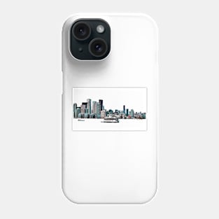 Toronto Port-lands with Island Ferry Phone Case