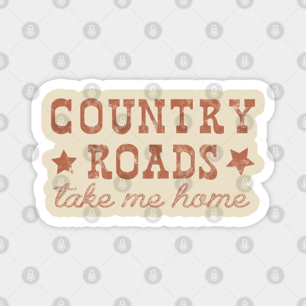 Country Roads Magnet by LifeTime Design