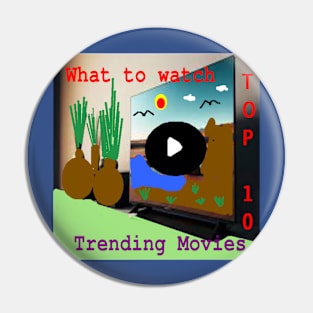 What to Watch on TV (White Background) Pin