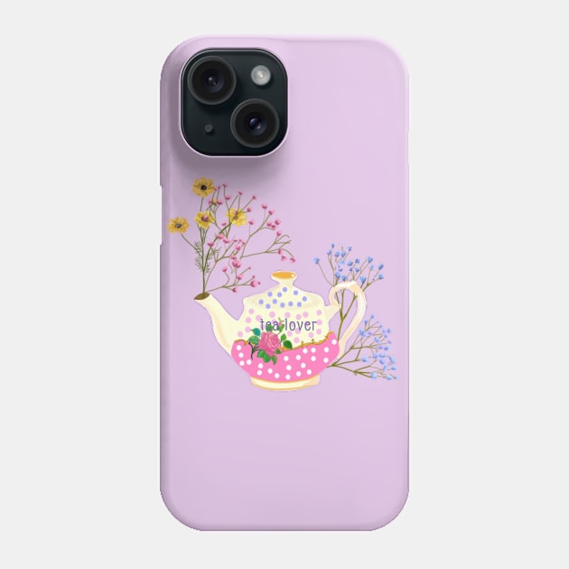 Tea lovers Phone Case by Ema jasmine