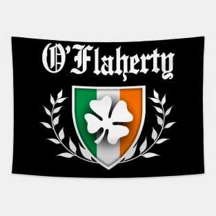 O'Flaherty Shamrock Crest Tapestry