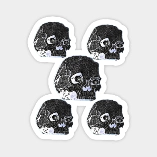 Mob Skulls Magnet