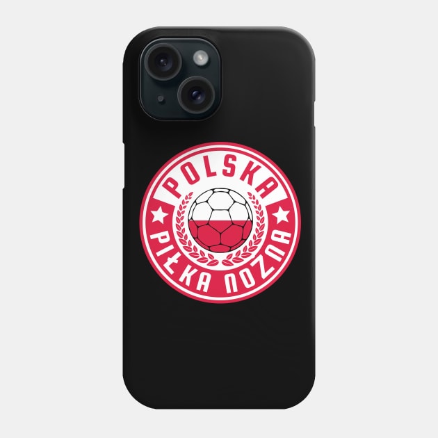 Polska Football Phone Case by footballomatic