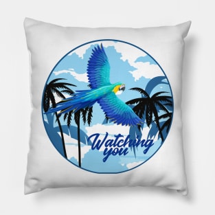 Colorful Parrot Pillow