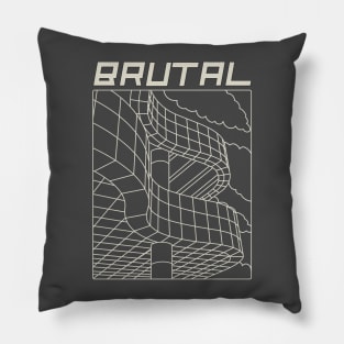 Brutal Architecture, Architects, Builders, Designers Gift Pillow