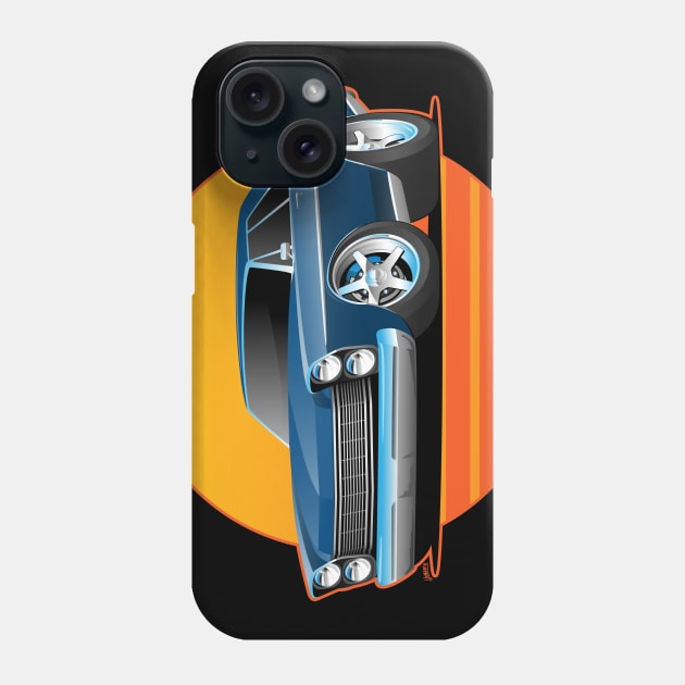 Classic Sixtes Big American Muscle Car Phone Case by hobrath