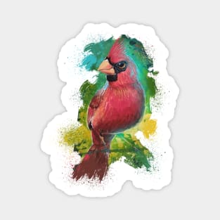 Ravishing Red Cardinal Magnet