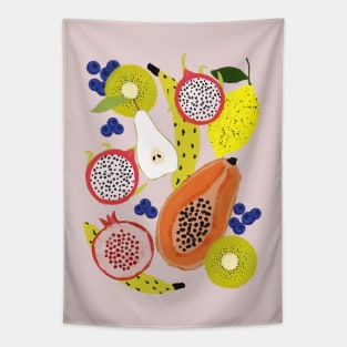 Tropical fruits Tapestry