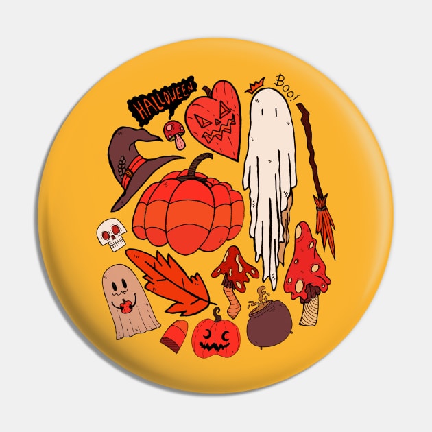 Halloween vibes 1 Pin by Swadeillustrations