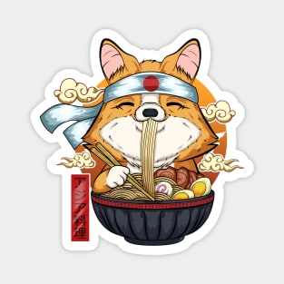 Corgi Ramen Magnet