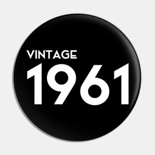 VINTAGE 1961 Pin