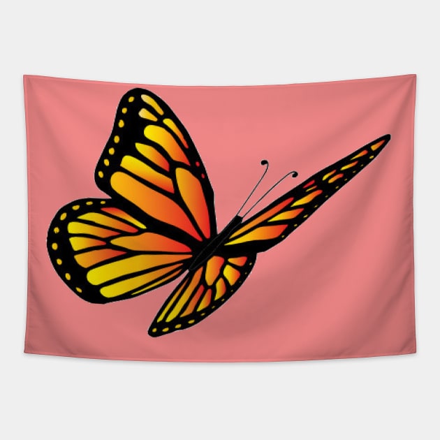 Monarch Butterfly Tapestry by dodgerfl