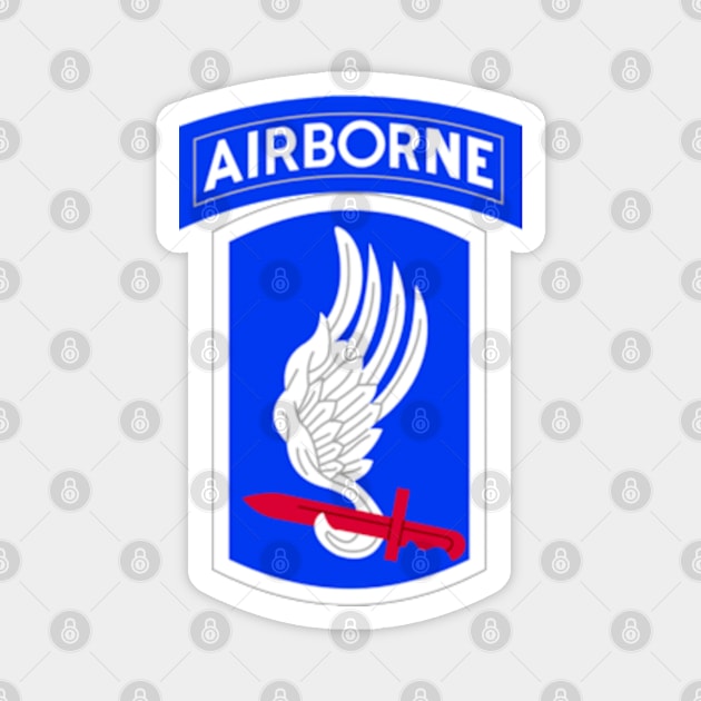 Small Chest Insignia - 173rd Airborne Brigade Magnet by Desert Owl Designs