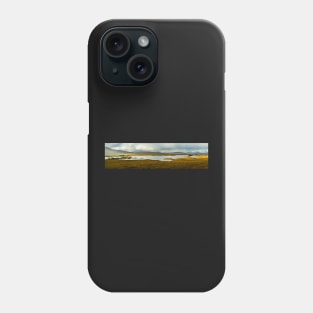 Panoramic view of Lochan Na H-Achlaise and Rannoch Moor in Glen Coe Phone Case