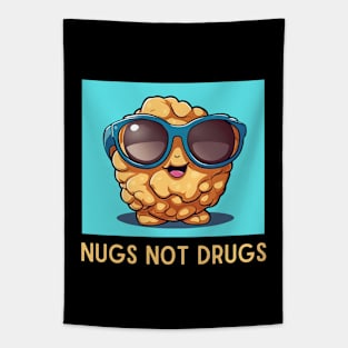 Nugs Not Drugs | Nugget Pun Tapestry