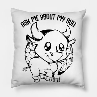 Cattle Bull Pillow