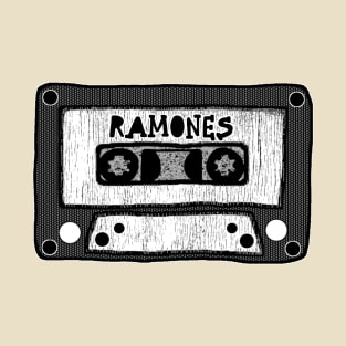 ramones cassette black and white T-Shirt