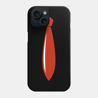 Shiny Red Tie Phone Case