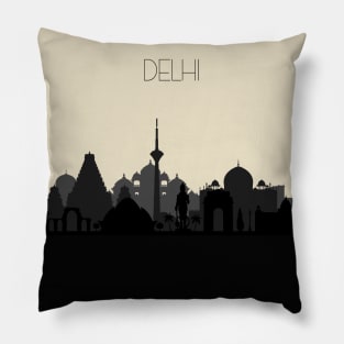 Delhi Skyline Pillow