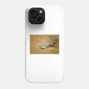 Blue Crab Hiding in the Sand Phone Case