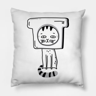 Funny cat design, best for the cat lover Pillow