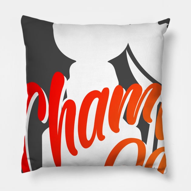 Champa Bay Pillow by T73Designs