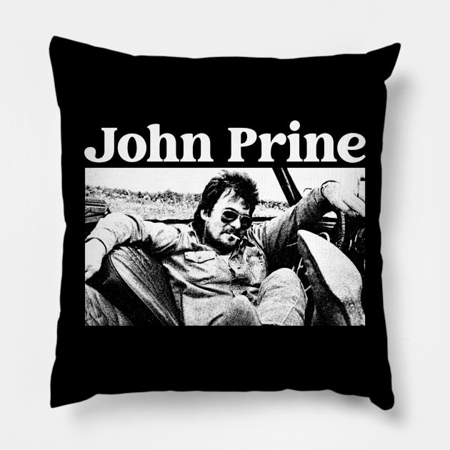 John Prine - FanArt Pillow by Stacy Peters Art