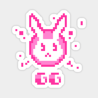 D.va Pixel Bunny Magnet