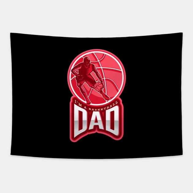 I'm a Basketball Dad Tapestry by poc98