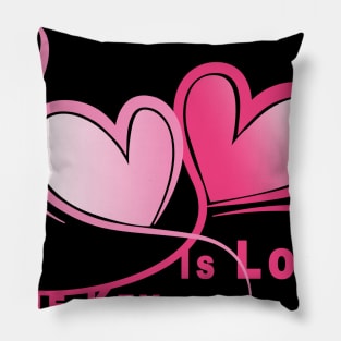 The Key Is Love Pillow