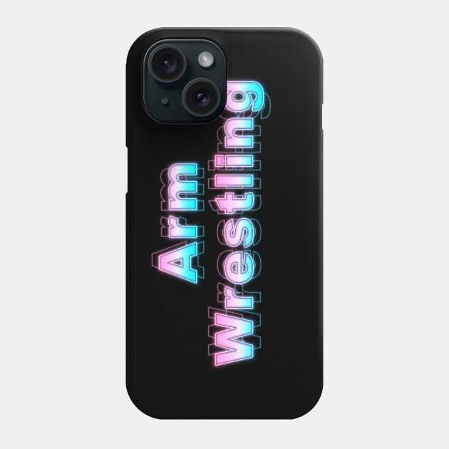 Arm Wrestling Phone Case by Sanzida Design