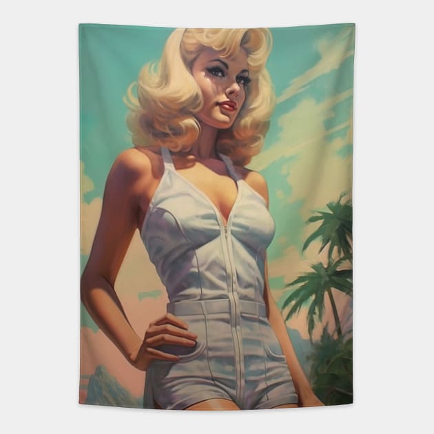 heather thomas art design 1/5 Tapestry by Maverick Media