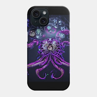 Abstract Alien Octopus Phone Case