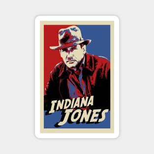 Indiana Jones Pop Art Style Magnet