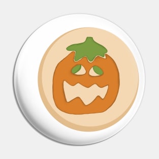 Jack-o'-lantern sugar cookie Pin