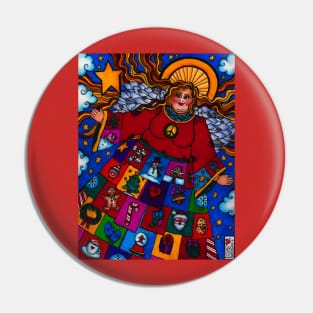 Abundant  Blessings Christmas Angel Pin