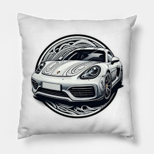 Porsche 718 Cayman Pillow