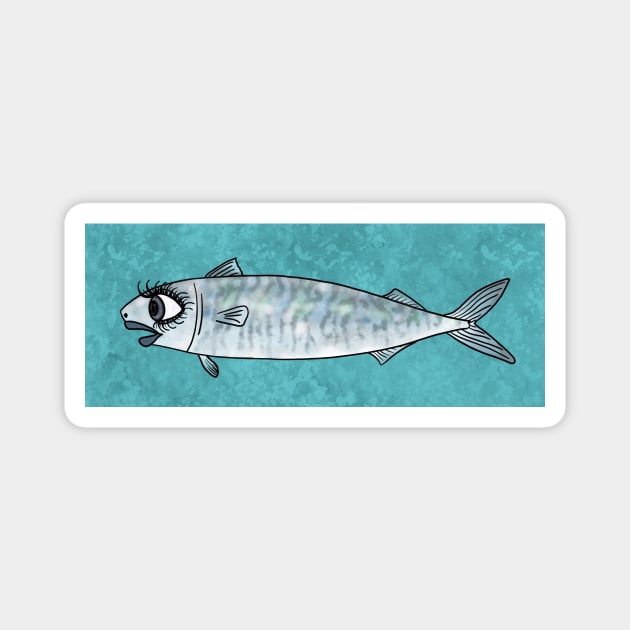 Holy Mackerel Magnet by SketchyInkCap