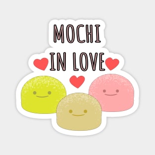 Mochi in Love Drawings Magnet