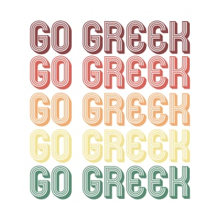 Retro Go Greek! T-Shirt