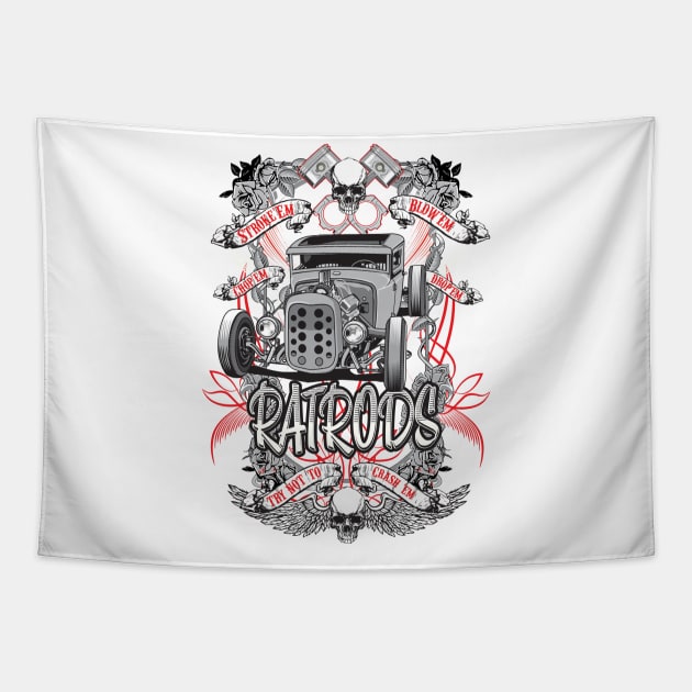 Rat Rods Tapestry by Limey_57