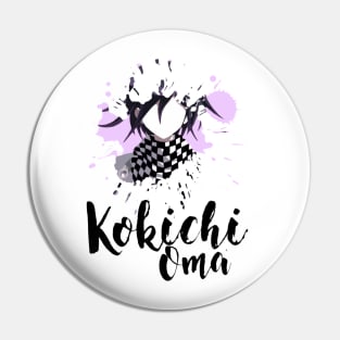 Kokichi Oma (Paint Splatter) Pin