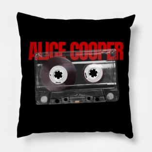 alice cooper ll cassette Pillow