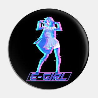 E GIRL Pin