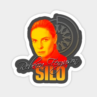 Silo emblem, Tv Series Rebecca Ferguson as Juliette Nichols fan works garphic design bay ironpalette Magnet