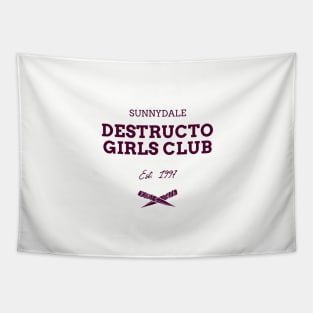 Sunnydale Destructo Girls Club Btvs Tapestry