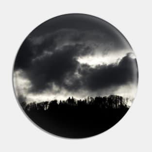Black Forest & Clouds / Swiss Artwork Photography Pin