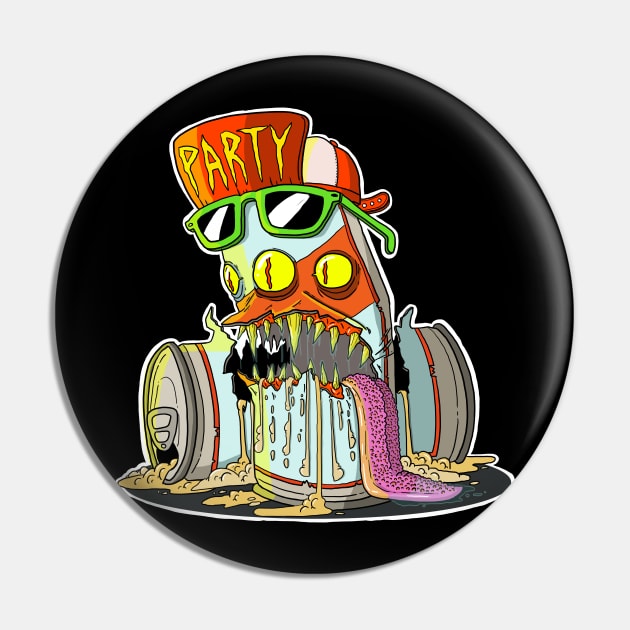 Party Monster Pin by duhstee_parker