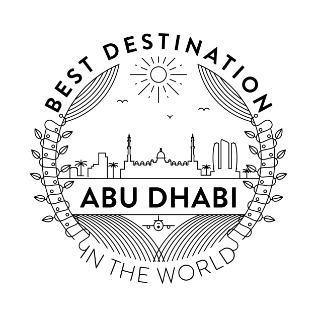 Abu Dhabi Minimal Badge Design by kursatunsal