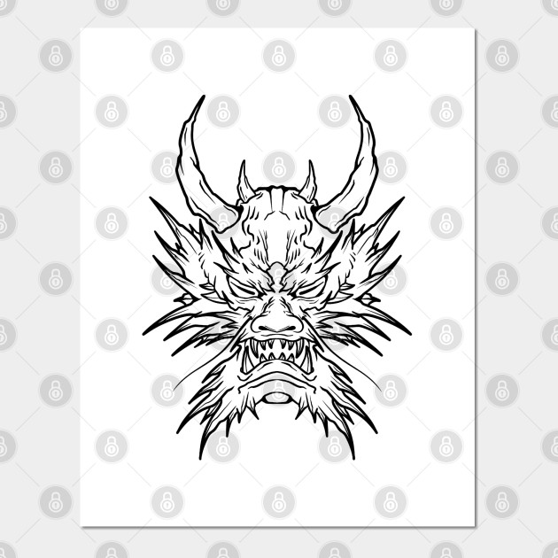 Japanese Dragon Japanese Characters Posters And Art Prints